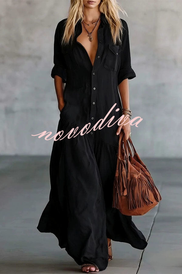 Cloud-Soft Shirt Dress: A Timeless Silhouette
