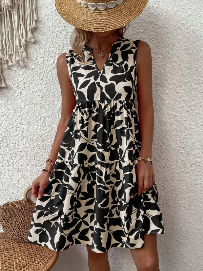 Talia™ | Robe Midi Fleurie Fluide