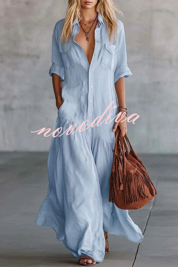Cloud-Soft Shirt Dress: A Timeless Silhouette