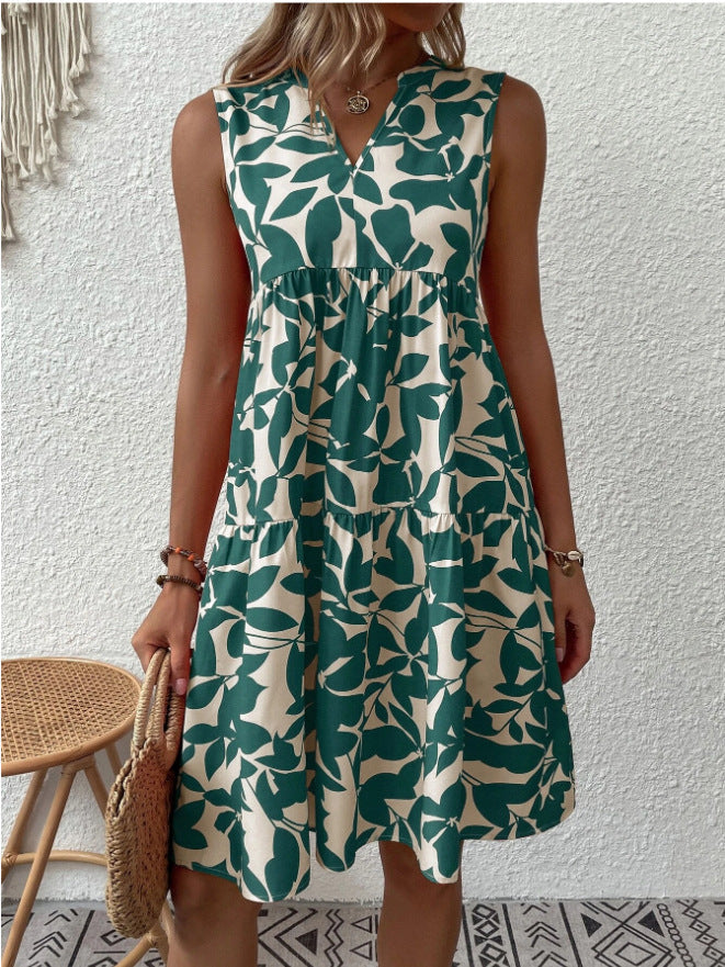 Talia™ | Robe Midi Fleurie Fluide