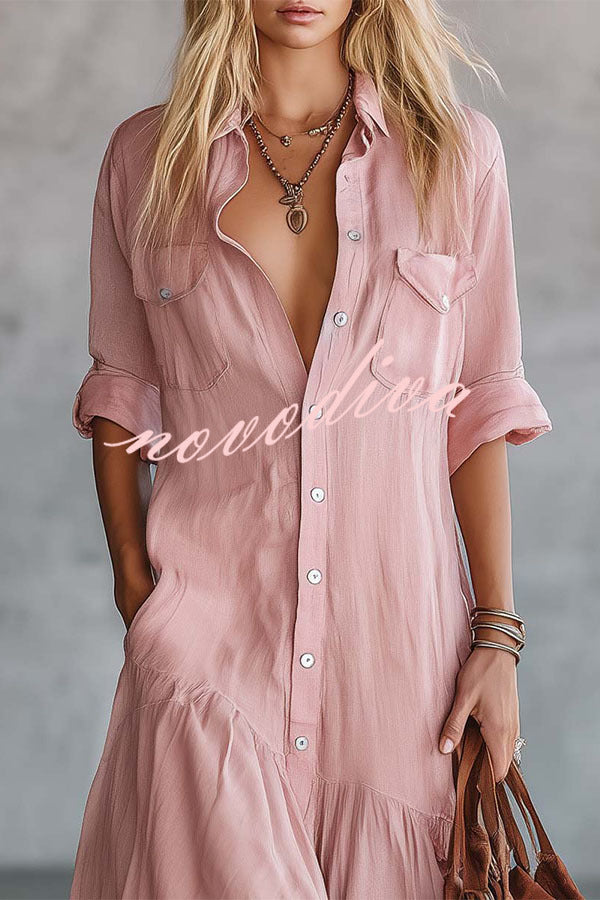 Cloud-Soft Shirt Dress: A Timeless Silhouette