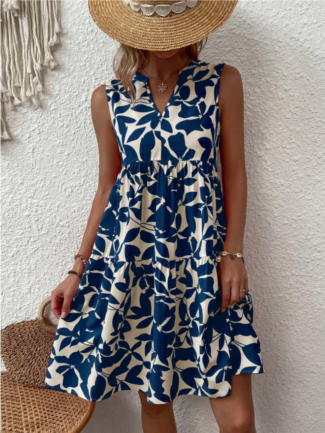 Talia™ | Robe Midi Fleurie Fluide
