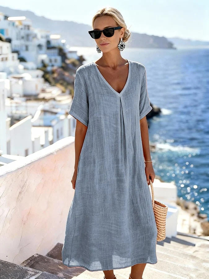 CÉLESTE™ | ROBE MIDI ÉVASÉE