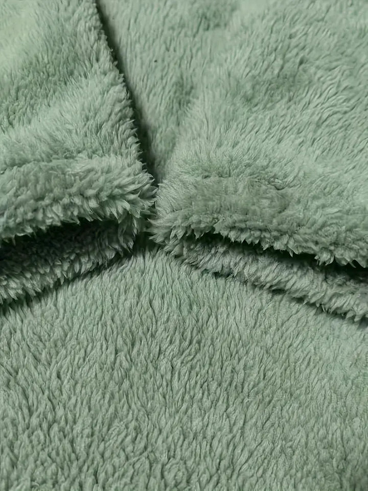 Patrice - Sweatshirt Polaire Cœur Coloré avec Poches