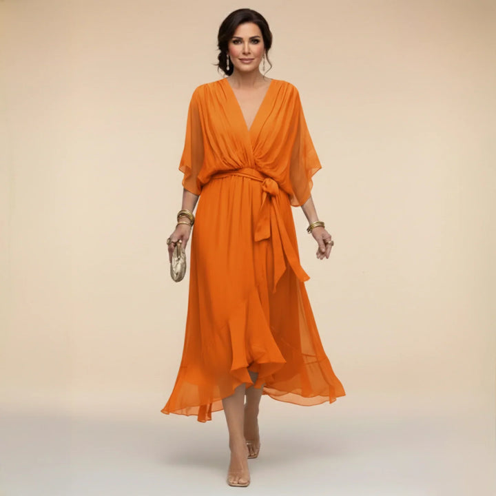Alizée™ | Robe fluide à col en V