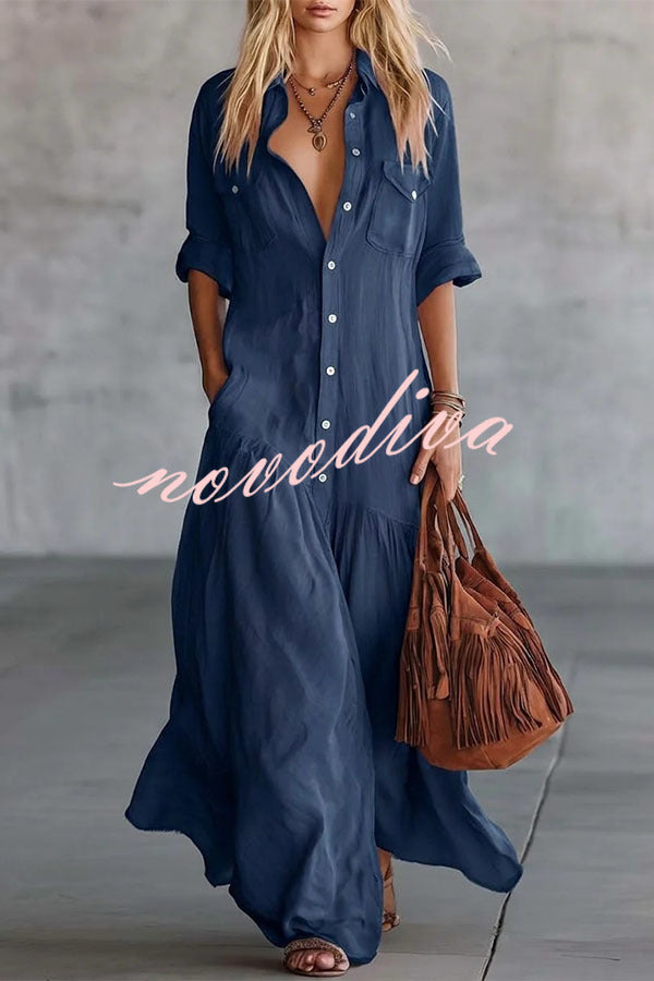 Cloud-Soft Shirt Dress: A Timeless Silhouette