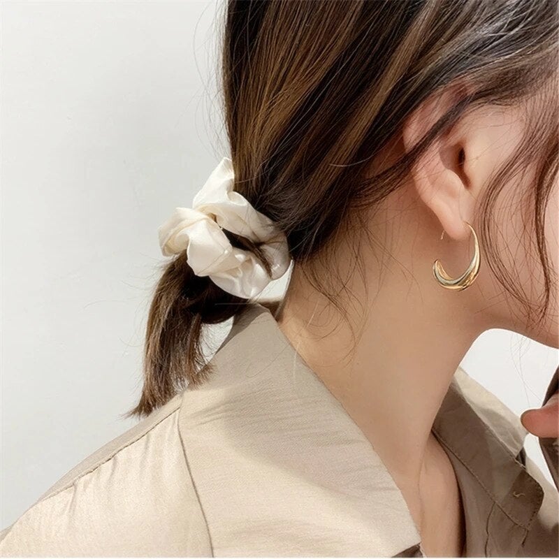Boucles d'oreilles de luxe en or et argent