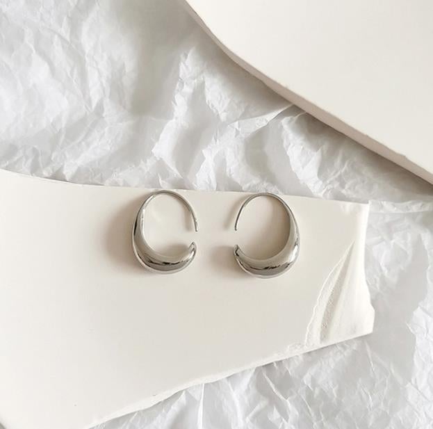 Boucles d'oreilles de luxe en or et argent