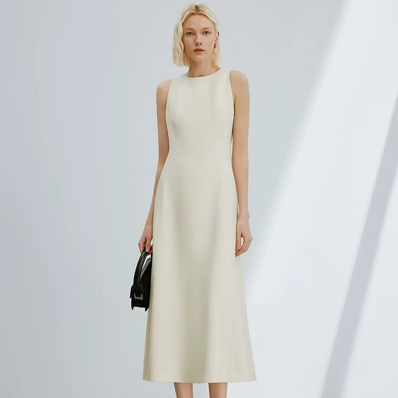 Anaïs™ | Robe habillée sans manches style français