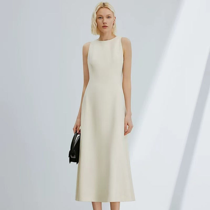 Anaïs™ | Robe habillée sans manches style français