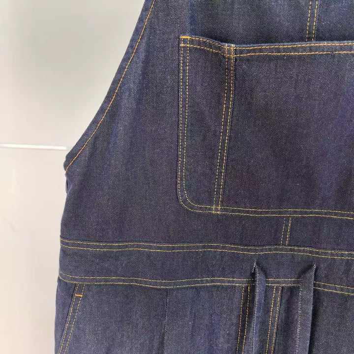 Camille™ | Combinaison à jambes larges délavée à taille haute