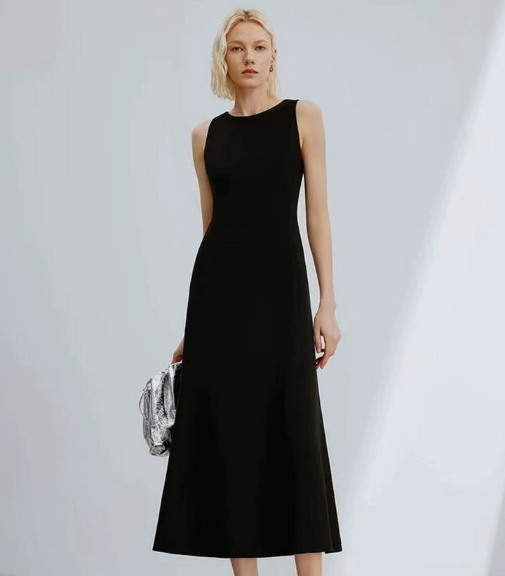 Anaïs™ | Robe habillée sans manches style français