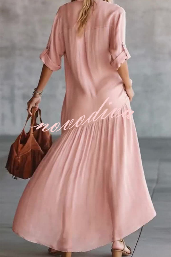 Cloud-Soft Shirt Dress: A Timeless Silhouette
