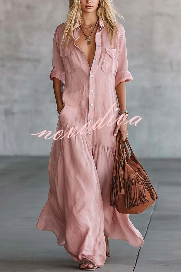 Cloud-Soft Shirt Dress: A Timeless Silhouette