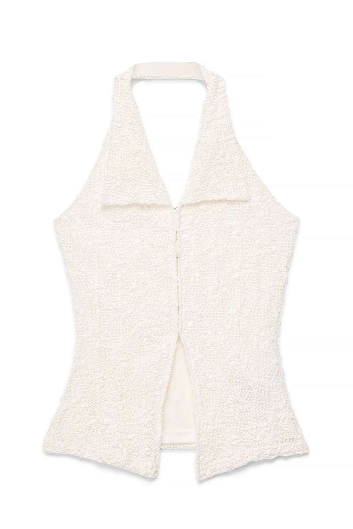 Halterneck Top in Zacht Zwart - Chic voor Elke Dag