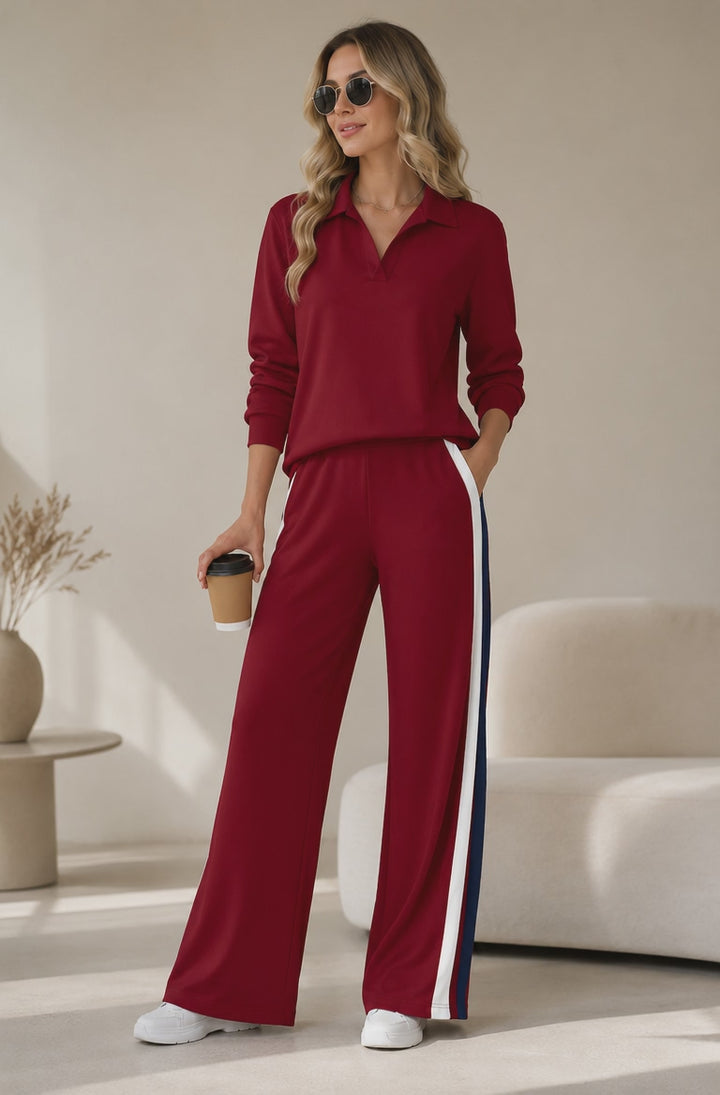 Maëlle™ | Ensemble deux-pièces à pantalon large