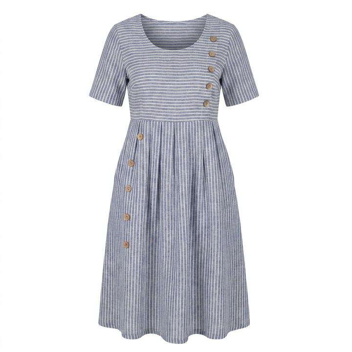 Striped Midi Dress